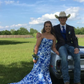 Unique Blue Print Strapless Long Mermaid Prom Dress Evening Dress SH1089