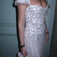 Stunning Light Pink Sheath Exquisite Beaded Satin Long Prom Dress Party Dress SH5319