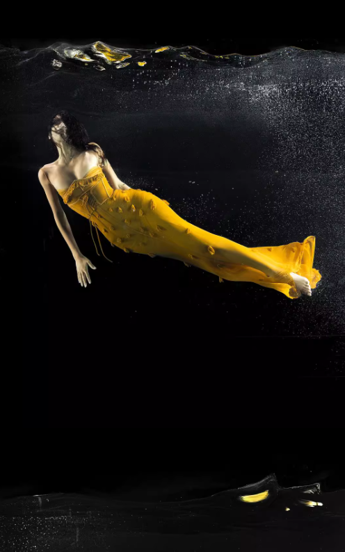 Charming Sheath Spaghetti Strap Flower Orange Tulle Long Party Dress Evening Dress SH3127