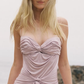 Purple Mermaid Spaghetti Strap Chiffon Prom Dress Vacation Dress SH6263
