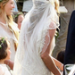 Romantic Shiny Mermaid V Neck Luxurious Beaded Ivory Chiffon Long Sweep Wedding Dress SH5465