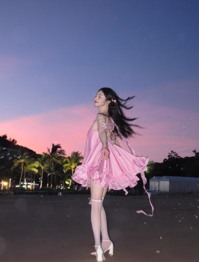 Cute Pink A Line One Shoulder Satin Short Homecoming Dress Vacation Dress SH4153
