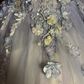 Vintage Lilac Ombre Ball Gown Long Sleeve Appliques Tulle Prom Dress Sweet 16 Dress SH5778