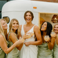 Simple Sheath Spaghetti Strap Sage Green Satin Evening Dress Bridesmaid Dress SH2784