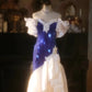 Shiny Mermaid Off the Shoulder Royal Blue Sequin Prom Dress Party Dress SH4069