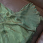 Retro Green Mermaid Spaghetti Strap Exquisite Beaded Chiffon Prom Dress Party Dress SH4068