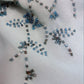 Vintage Blue Ombre A Line Spaghetti Straps Beaded Chiffon Open Back Prom Dress Evening Dress SH3785