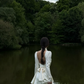 Apricot Backless A Line Long Sleeve Satin Homecoming Dress Cocktail Dress Outfits SH3914