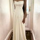 Simple Brown Spaghetti Straps A Line Prom Dress Party Dress SH1379