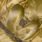 Vintage Yellow Beaded Simple Satin Prom Dress Party Evening Dress SH5894