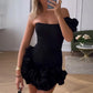Stylish Bodycon One Shoulder Mini Graduation Dress Homecoming Dresswith Ruffles SH7988