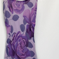Charming Purple Print Floral A Line Spaghetti Strap Chiffon Homecoming Dress Party Dress SH3569