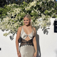 Sexy Satin V-Neck Cut Out Lace Prom Dress Formal Evening Dress SH864