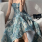 New Fashion Vintage Floral Evening Dress A Line Prom Dress SH1374
