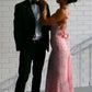 Pink Spaghetti Straps Sequined Backless Mermaid Long Prom Dress SH8222