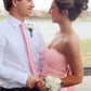 Pink Strapless Sweetheart Lace Satin Sleeveless Short Homecoming Dress SH8229