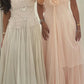 Baby Blue A Line Sweetheart Neck Chiffon Long Party Dress Prom Dress with Ruffles SH7620