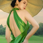 Charming Green Sheath Halter Satin Open Back Prom Dress 21th Birthday Dress SH4382