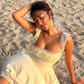 Cute A Line Straps Lace Satin Short Homecoming Dress Birthday Dress SH1976