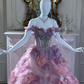 Princess Purple Ball Gown Off the Shoulder Floral Tulle Long Sweep Prom Dress 16th Birthday Dress SH4649