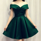 Short Emerald Green Homecoming Dresses For Prom Party P02079