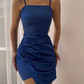 Sexy Pleated Spaghetti Straps  Homecoming Dresses SH592