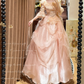 Vintage Light Pink Ball Gown Sleeve Lace Organza Satin Prom Dresses 18th Birthday Dresses SH4642