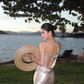 Silver Grey Sheath Strapless Satin Long Prom Dress Formal Gown Party Dress SH4186