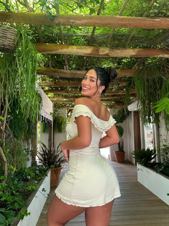 Simple Light Apricot A Line Off the Shoulder Satin Short Outfit Party Dress Vacation Dress SH3521