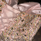 Stunning Pink A Line Sweetheart Neck Beaded Tulle Satin Prom Dress Party Evening Dress SH5900