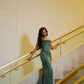 Glamour Mermaid Sweetheart Green Sequin Beads Prom Dresses Party Dress 20th Birthday Outfits Graduation Dress SH6407