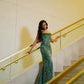 Glamour Mermaid Sweetheart Green Sequin Beads Prom Dresses Party Dress 20th Birthday Outfits Graduation Dress SH6407