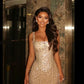 Lavish Mermaid Square Sleeveless Beaded Prom Dress Formal Evening Gowns SH6409