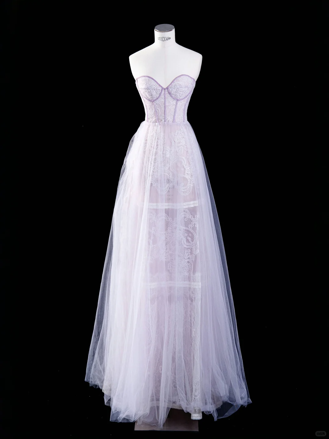 Elegant A Line Sweetheart Neck Lace Tulle Party Dress Evening Dress SH3376