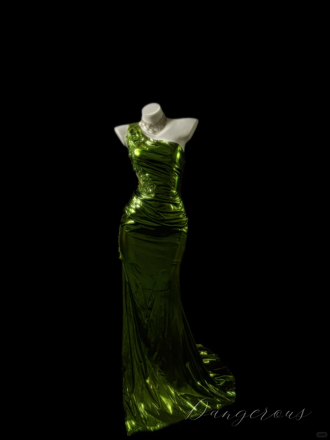 Charming Unique Sheath One Shoulder Beaded Satin Prom Dress Graduation Prom Dress SH5431