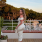 Unique Pleated Sheath V Neck White Satin Short Prom Dress Homecoming Dress SH6388