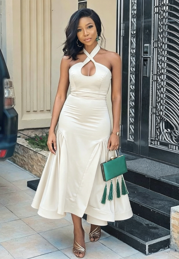 Simple Green Prom Dress Wedding Guest Dresses SH504