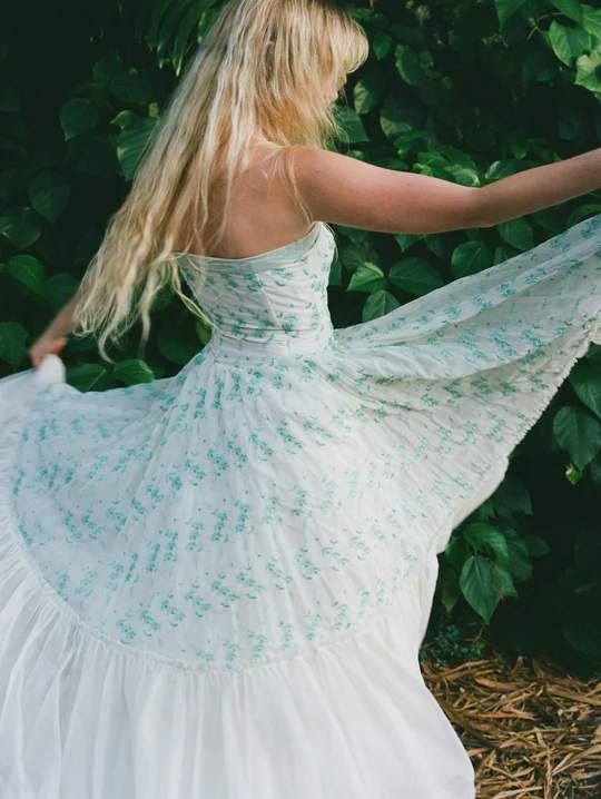 Pretty A Line Strapless Chiffon Appliques Birthday Party Dress Prom Dress Evening Dress SH4002