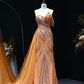 Luxurious A Line Beads Sequin Long Prom Dress Evening Dress SH1896