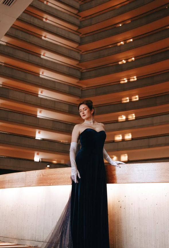 Elegant A Line Strapless Navy Blue Velvet Prom Dress SH5517