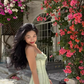 Gentle A Line Spaghetti Strap Green Chiffon Long Prom Dress Party Dress SH3021