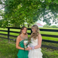 Green Strapless Ruffle Multi-Layer Long Prom Dress SH1166