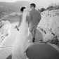 Elegant A Line Sweetheart Neck Pleated Ivory Satin Long Wedding Dress SH8254