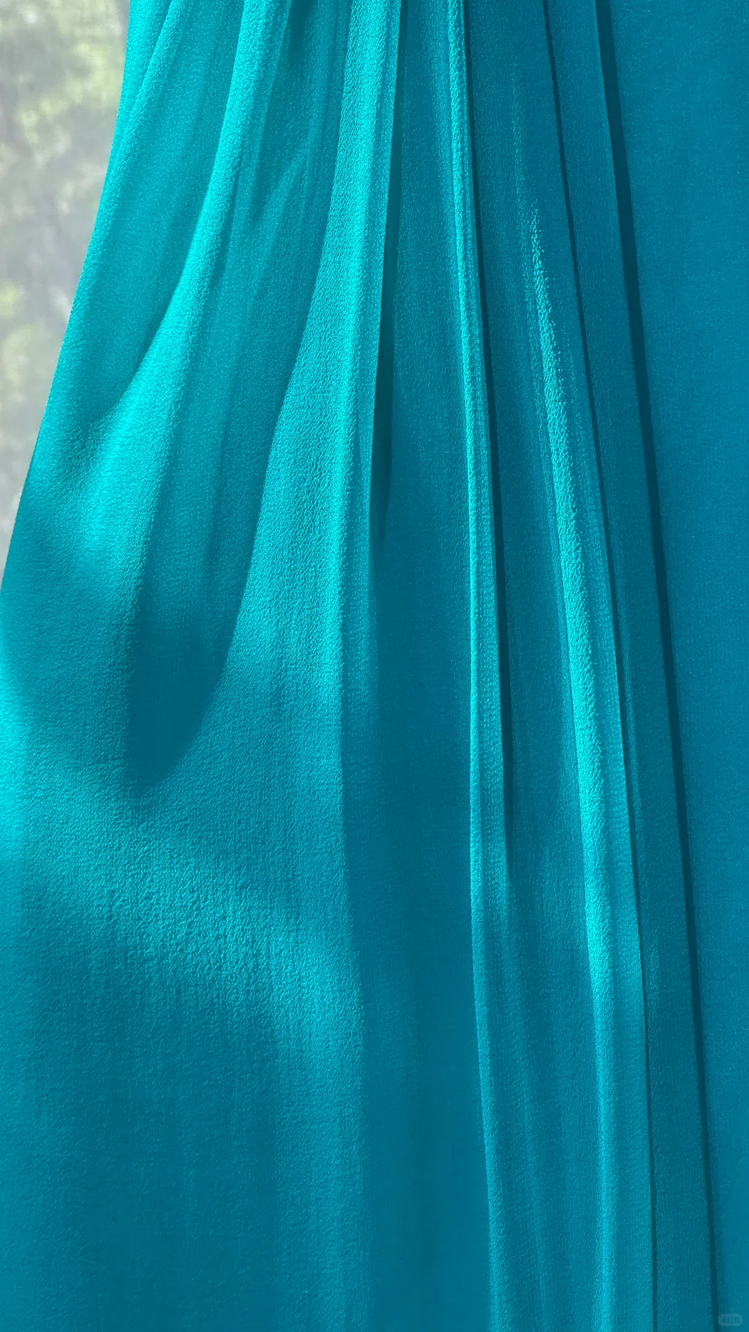 Peacock Blue A Line One Shoulder Chiffon Prom Dress Wedding Guest Dress SH4487