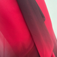 Vintage Sheath Straps Rhinestone Ombre Red Chiffon Prom Dress Evening Dress SH2234