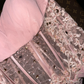 Pink Mermaid Sweetheart Neck Appliques Chiffon Satin Long Prom Dress Party Dress SH3069