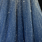 Dreamy Blue Ombre A Line Strapless Beaded Tulle Prom Dress Evening Dress SH5604