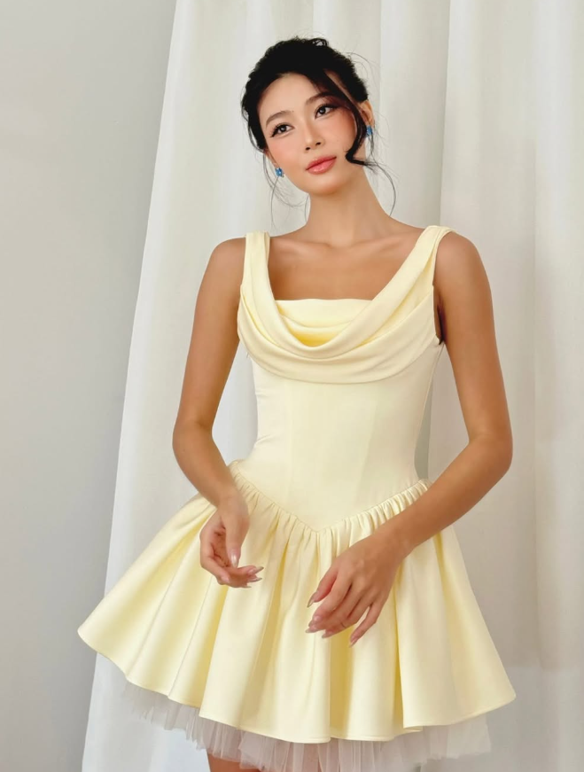 Cute A Line Off the Shoulder Ivory Satin Short Homecoming Dress Birthday Dress SH3025