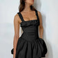 Cute A Line Straps Corset Ivory Satin Short Homecoming Dress Birthday Dress SH1922
