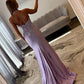 Shine Mermaid Halter Neck Lilac Corset Prom Dress with Beading SH8138